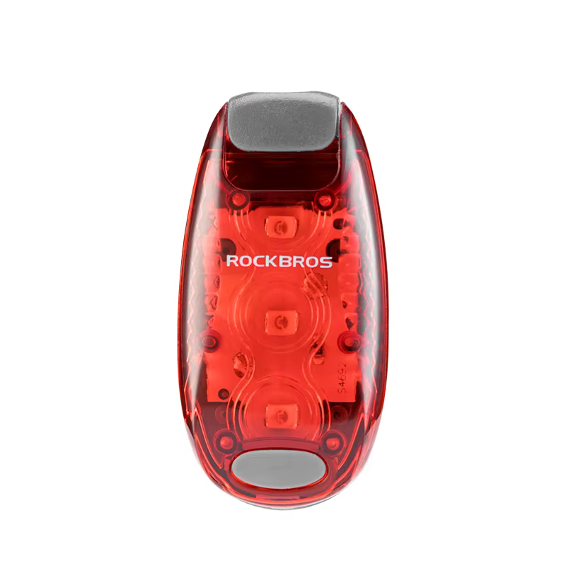 ROCKBROS – feu arrière de vélo, feu d'avertissement, sac de casque de cyclisme, lanterne hydrofuge,