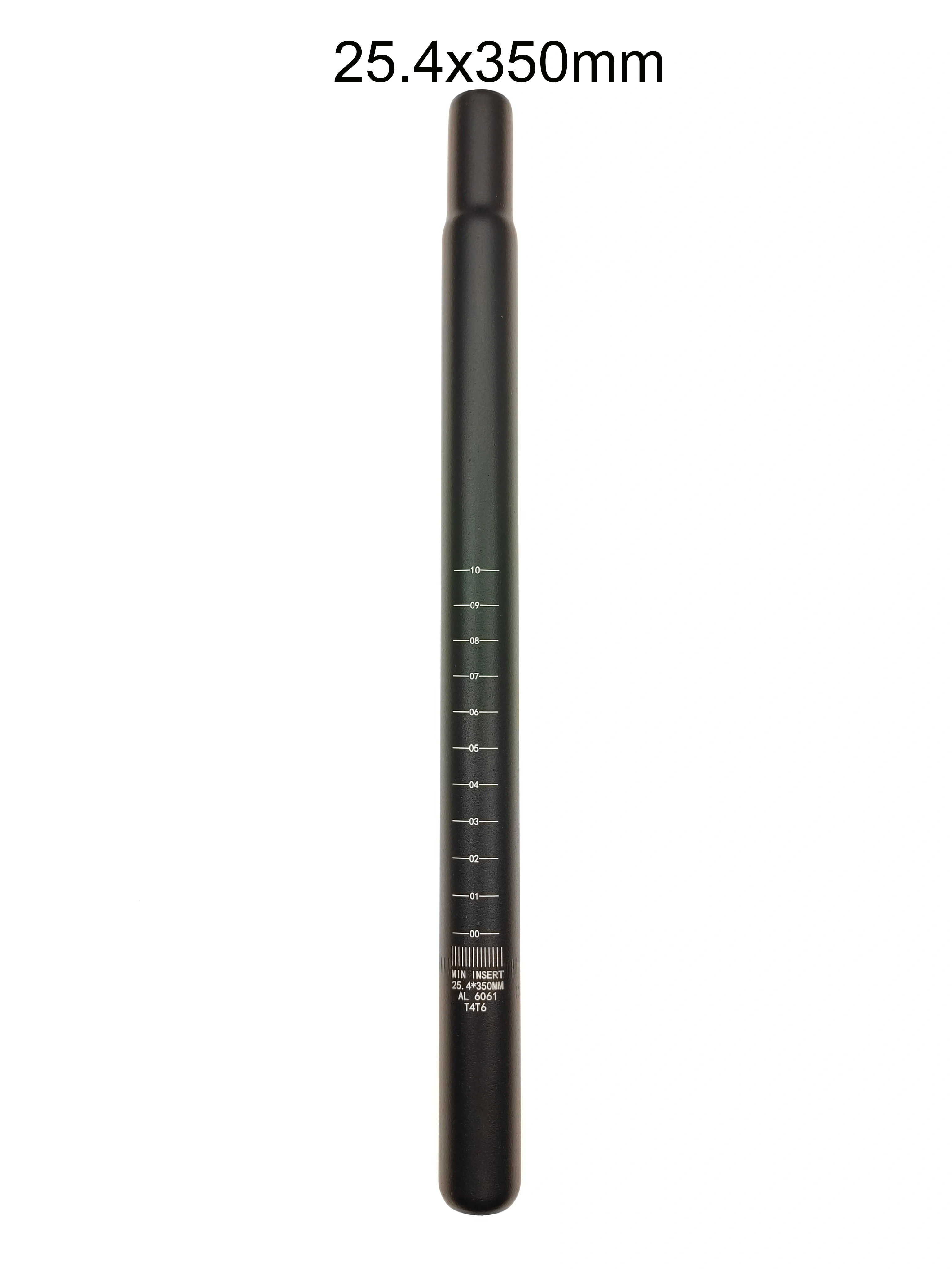 Tige de selle de vélo 25.4/27.2/28.6/31.6mm allonger en alliage d'aluminium vtt tige de selle de vél