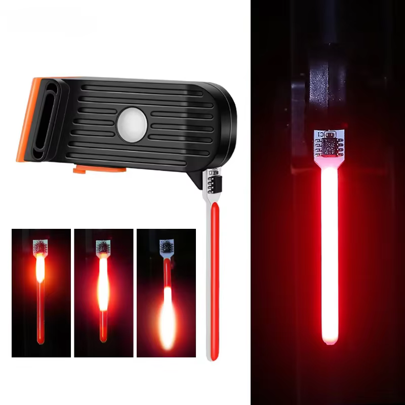 Feux arrière de vélo lampe à eau courante Rechargeable vélo de route de montagne feux arrière de cyc