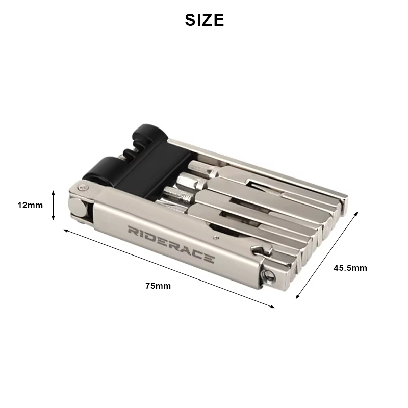 Kit d'outils de réparation de vélo, clé à rayons hexagonaux pliable pour coupe-chaîne vtt, tournevis