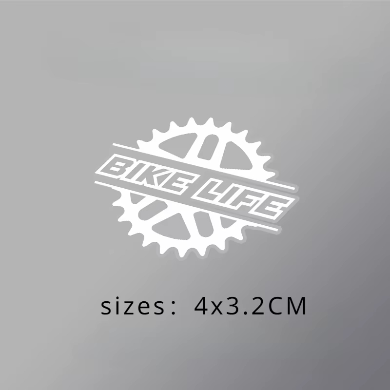 Autocollant graphique Bike Life, autocollant en vinyle résistant aux UV et à l'eau, pour cadre de vé