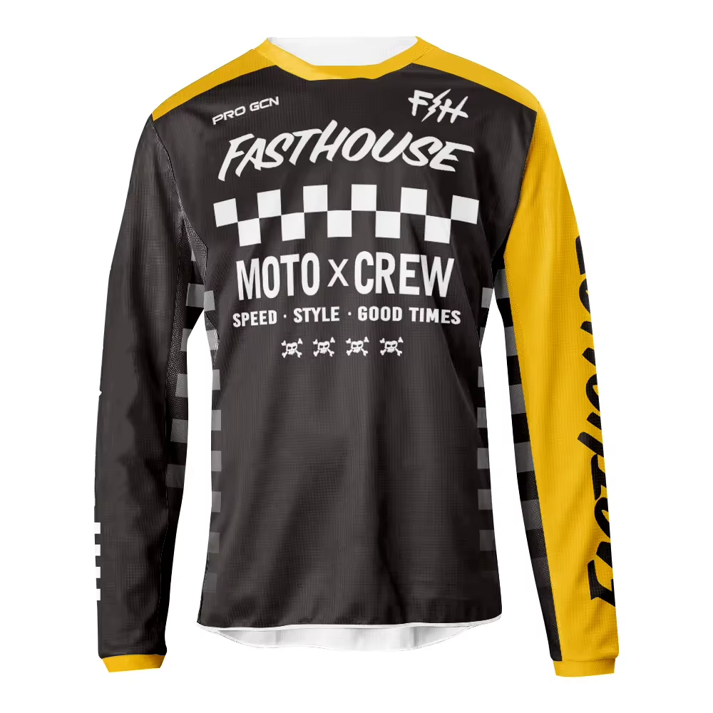 Maillot de cyclisme respirant à manches longues pour homme, chemise de course, séchage rapide, VTT, 