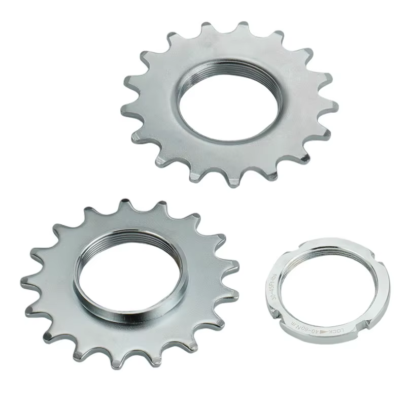 Deemount – roue libre de vélo à pignon fixe, verrouillage du moyeu, 1 vitesse, anneaux de verrouilla
