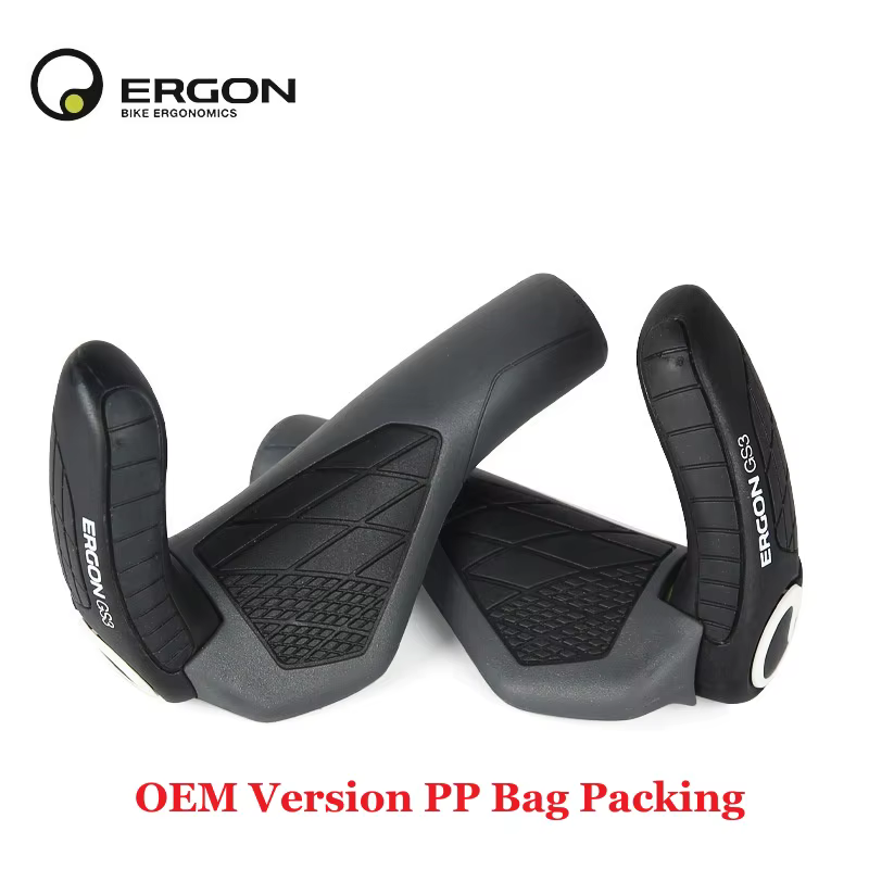 ERGON-Poignées de guidon de vélo coordonnantes, poignées VTT GS3, design ergonomique, couvertures d'