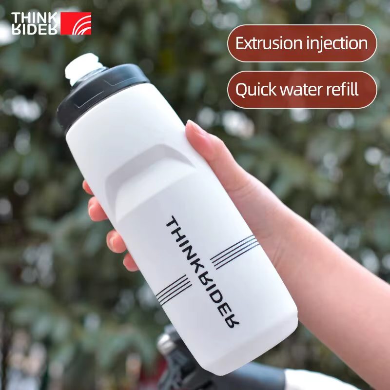 ThinkRider-Bouteille d'eau portable en plastique pour vélo, bouteille de grande capacité, 620ml, 750