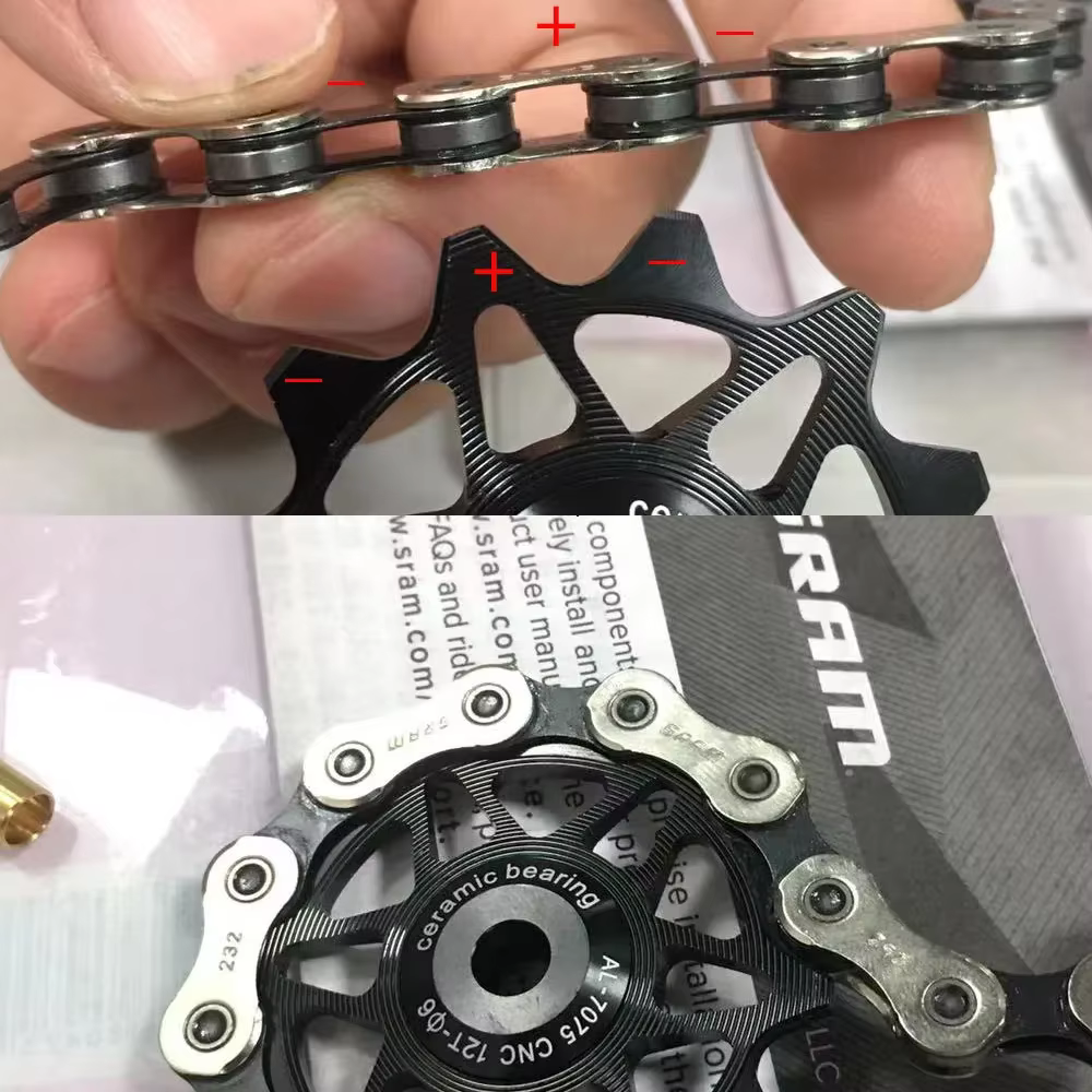 Dérailleur arrière de roue Jockey de vélo 12T 14T, poulie en céramique, rouleau de guidage de vélo d