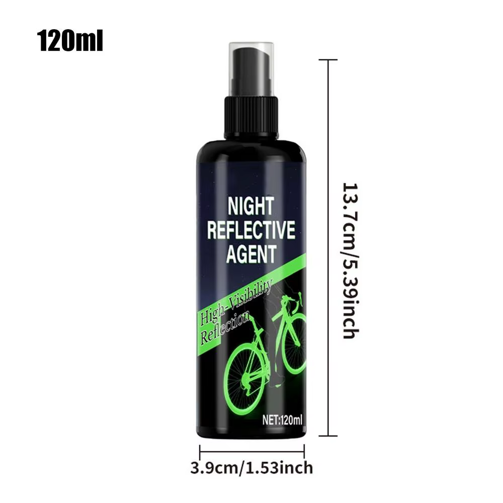 Peinture réfléchissante imperméable pour extérieur, spray de marquage fluorescent pour vélo, peintur