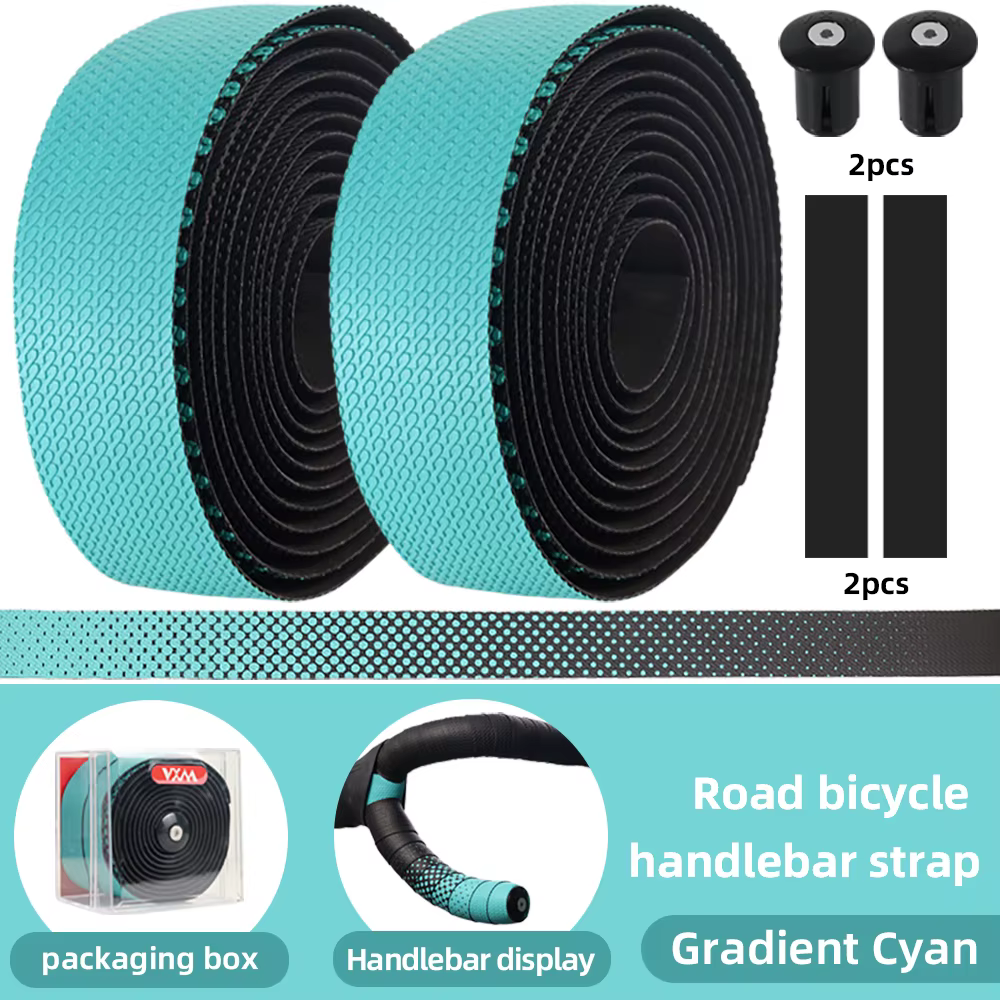 VXM vélo de route PU EVA guidon bande emballage professionnel antidérapant antichoc dégradé couleur