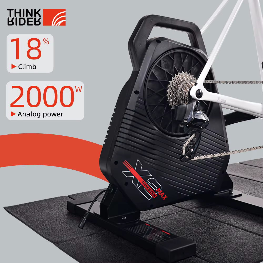 ThinkRider-Entraîneur de vélo intelligent X2Max, compteur de puissance intégré, vélo de route VTT, e