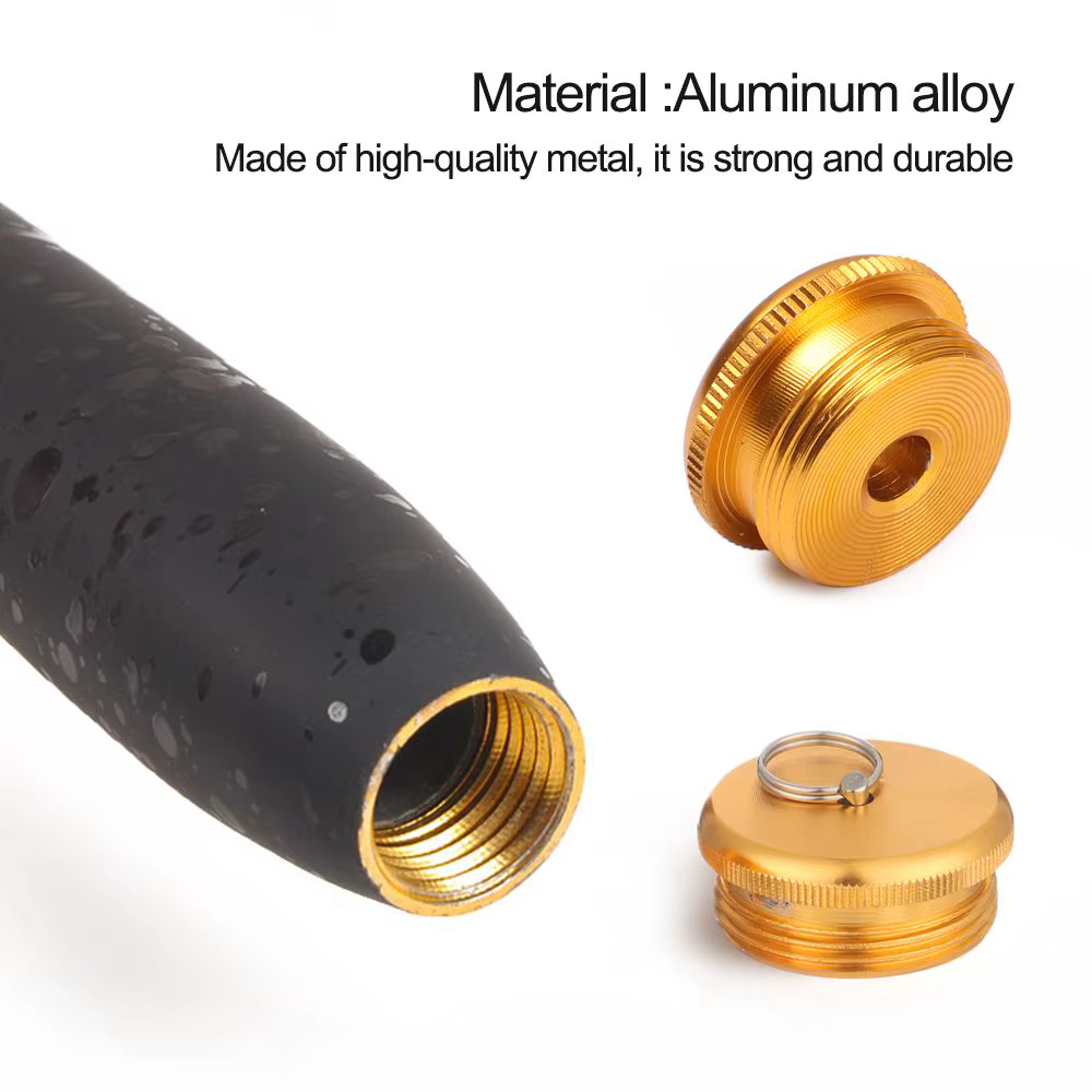 Bouchon arrière en alliage d'aluminium, protecteur astronomique, bouchon à vis, accessoires de pêche