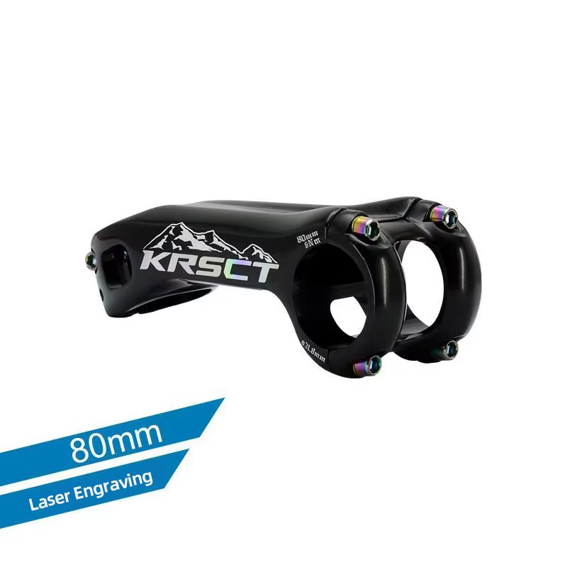 KRSECMTB Potence de vélo de route CNC, potence de VTT 31.8, potence de vélo de route haute résistanc