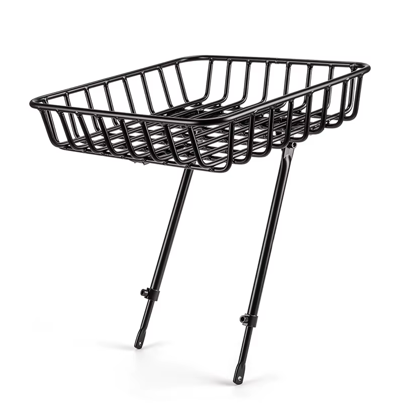 Panier de vélo support avant en alliage d'aluminium, panier de vélo de route vtt, équipement de cycl
