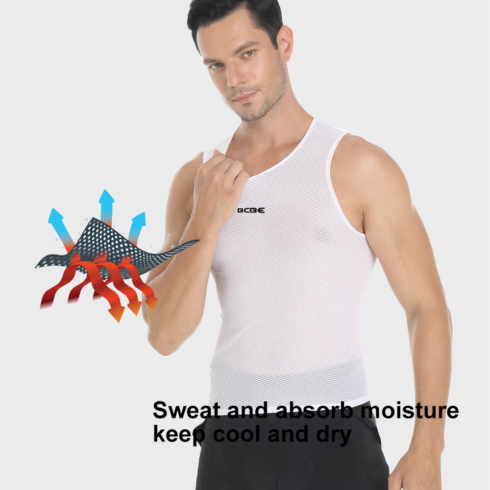 BCBE-ING hommes cyclisme couche de Base été sous-vêtements de cyclisme vtt vélo de route Sport gilet