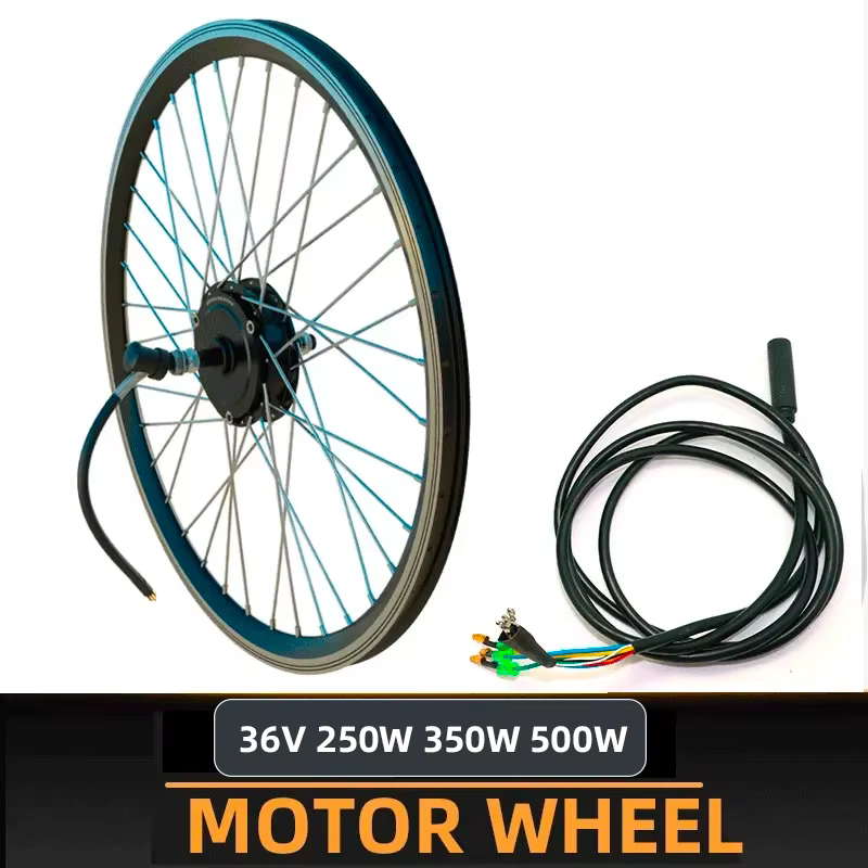 Moyeu moteur roue E vélo 250W 350W 500W 36V engrenage sans brosse arrière avant pour Kit de vélo de 