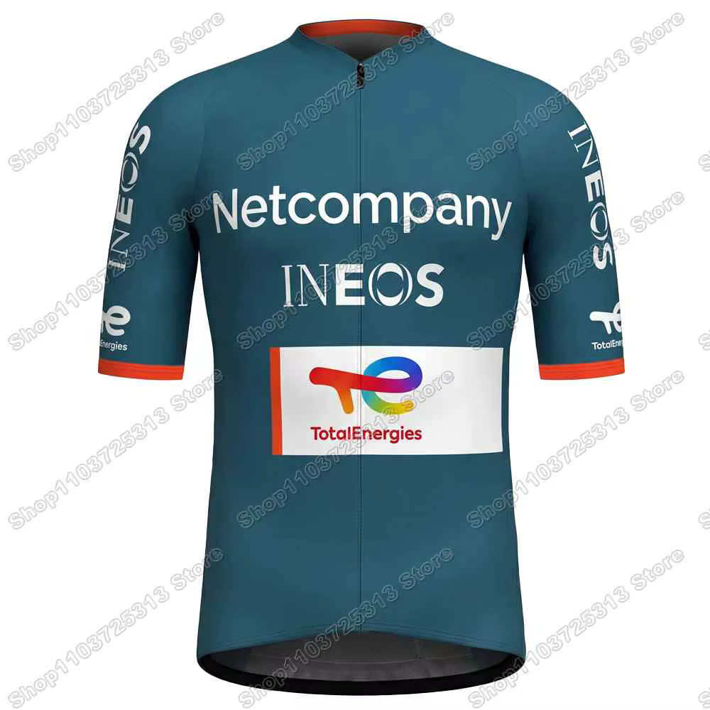 Maillot de Cyclisme Équipe Netcompany-INEOS 2026,Vêtements de Cyclisme Tour d'Italie France Espagne,