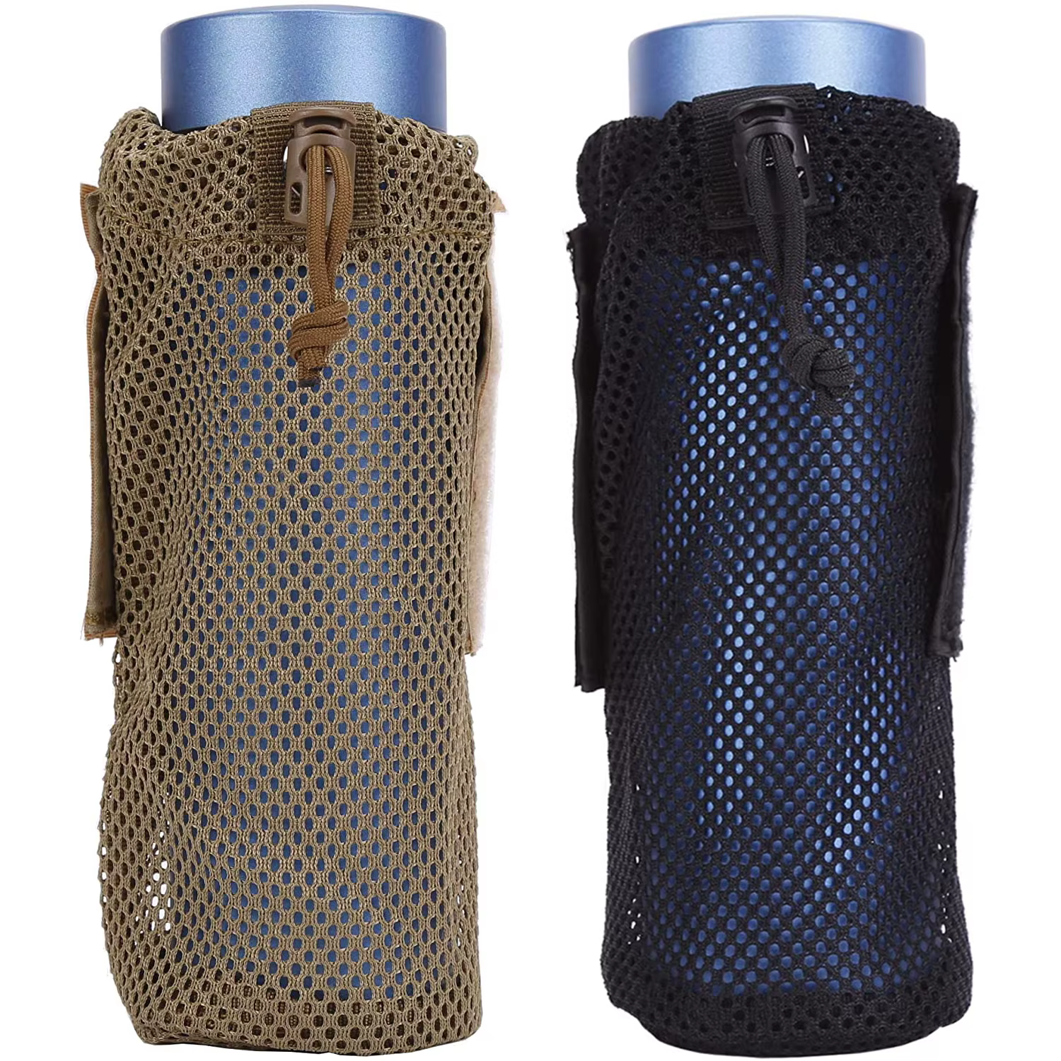 Pochette de bouteille d'eau de cyclisme en plein air, support tactique Molle, sac de rangement pliab