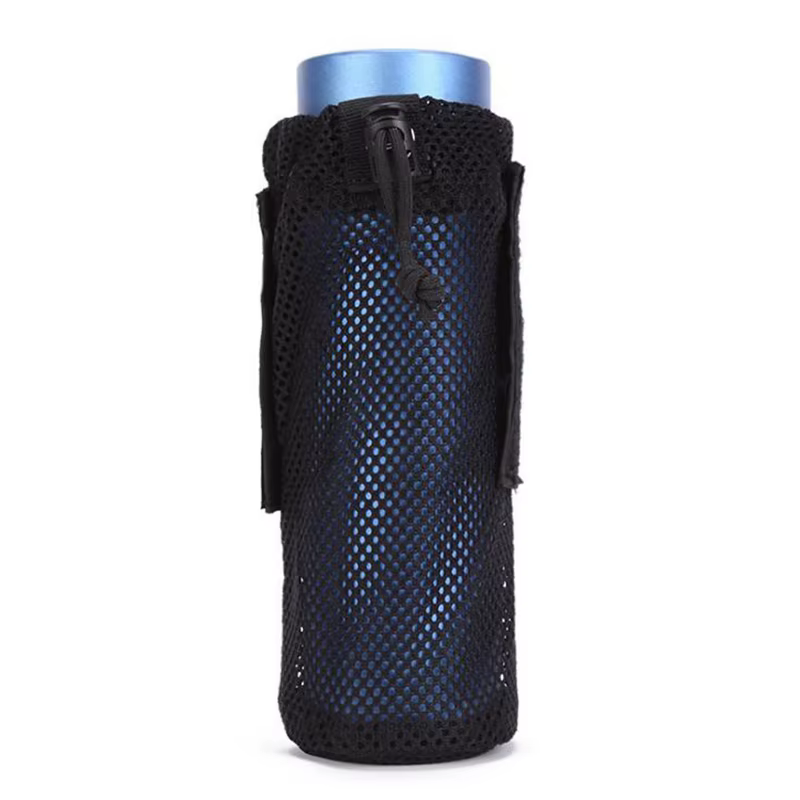 Pochette de bouteille d'eau de cyclisme en plein air, support tactique Molle, sac de rangement pliab
