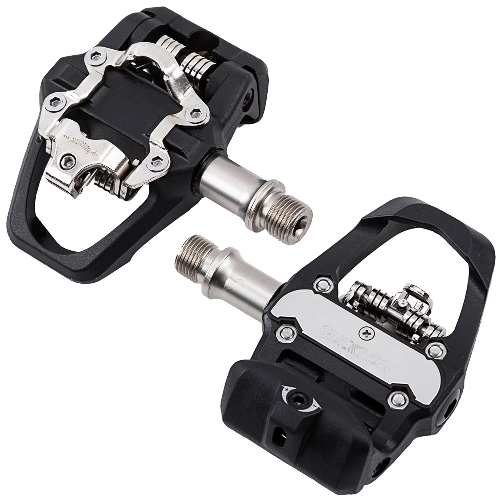 Pédale de vélo BUCKLOS à double fonction, pédale de plateforme pour vélo de route et VTT, compatible