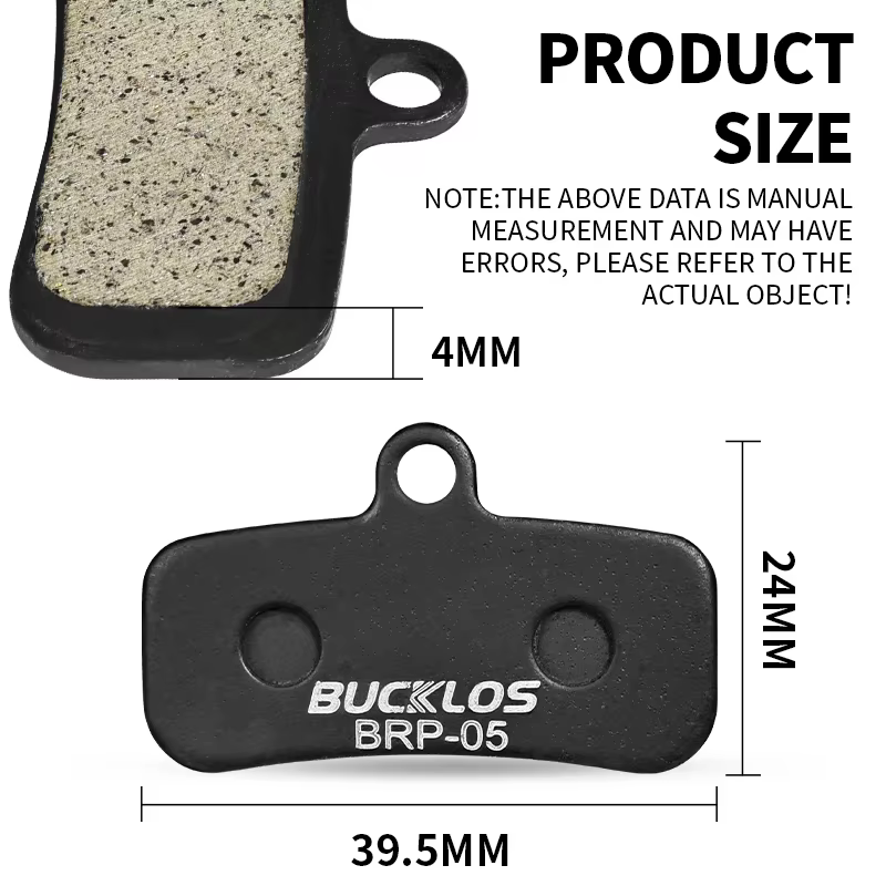 BUCKKubResin-Plaquette de frein à disque pour WinterMANO D02S, plaquettes de frein hydrauliques rési