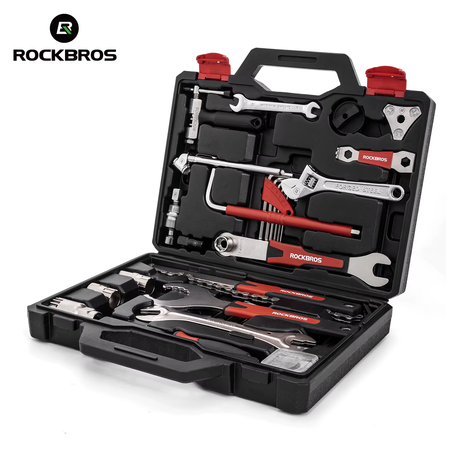 ROCKBROS Kit d'outils de réparation de vélo boîte multifonctionnelle 22 en 1 combinaison d'outils d'
