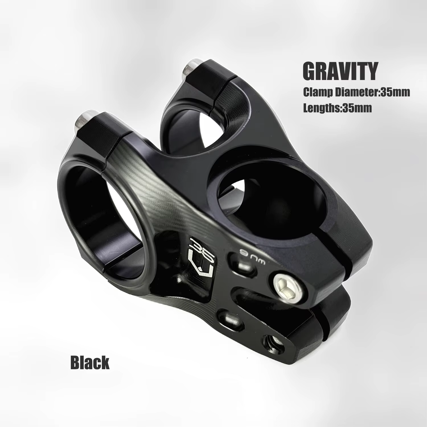 Potence de vélo, 35 mm, en alliage d'aluminium usiné CNC, accessoire de vélo pour VTT freeride, desc