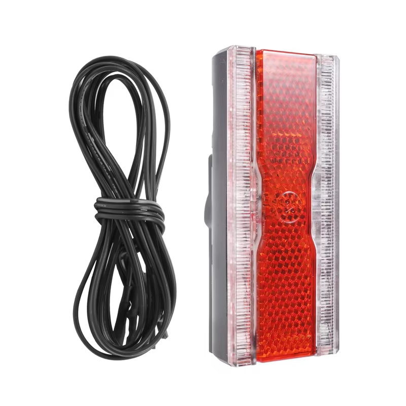 Feu arrière de vélo Dynamo avec feu de stationnement AC 6V 0.5W LED feu arrière de vélo adapté au tr