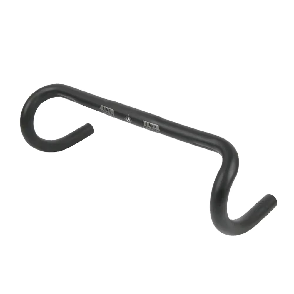 UNO-Guidon de vélo de course ultraléger en alliage d'aluminium, barre courbée, 25.4/31.8mm, 360/380/