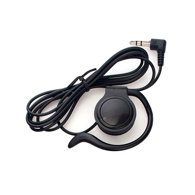 Accessoire haut-parleur - Microphone écouteur. Casque à oreille unique 3,5 mm, 116 cm de long. Convi