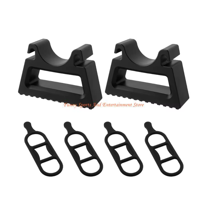 C4DE 6 pièces stabilisateurs guidon vélo Support durabilité Installation rapide