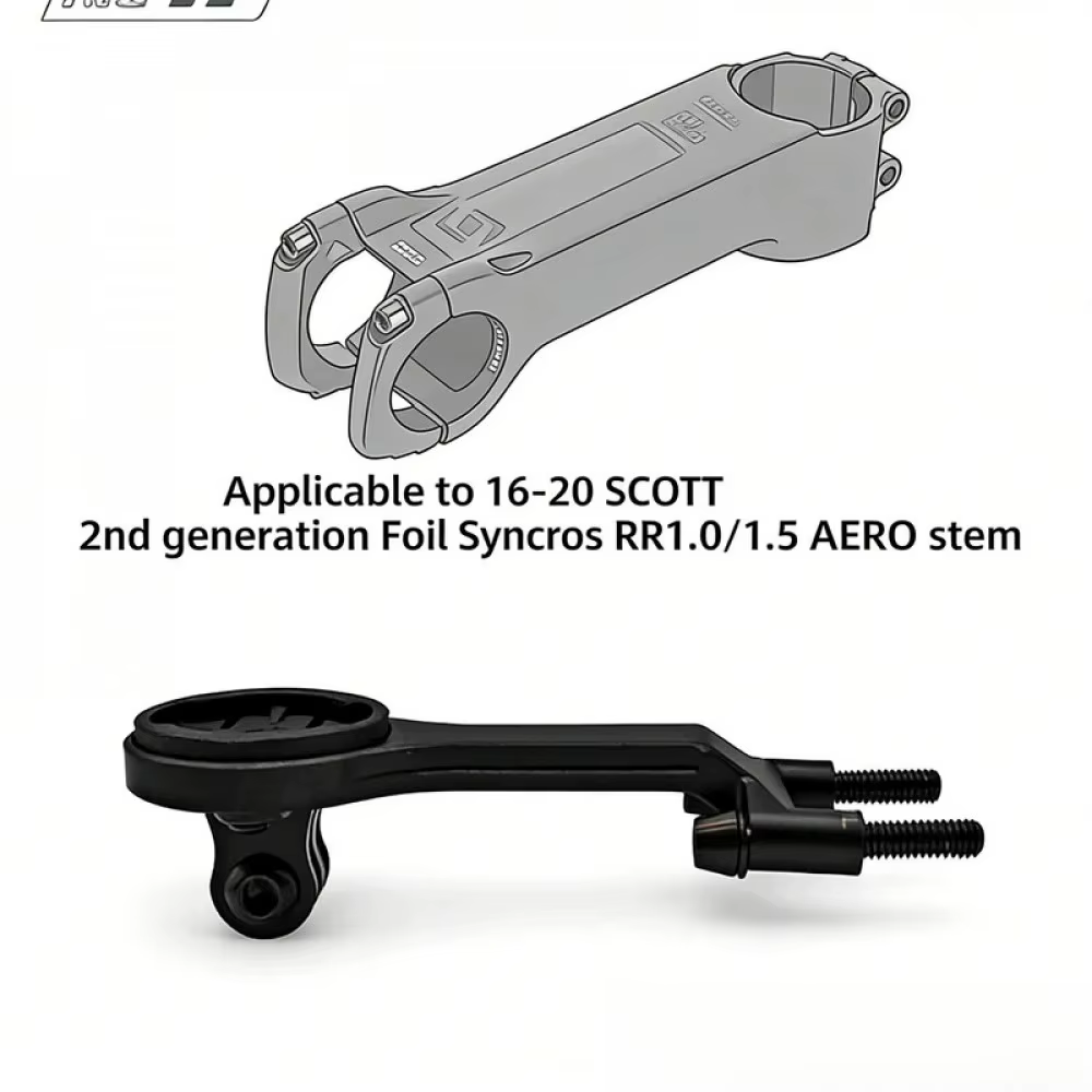 Support de compteur de vélo en aluminium pour SCOTT SYNCROS AERO 2e génération, FOIL 2016-20 RR1.5 1