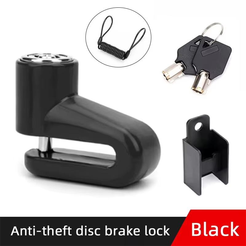 Antivol de disque de frein pour moto et vélo, cadenas de sécurité pour roue de VTT et vélo de route 