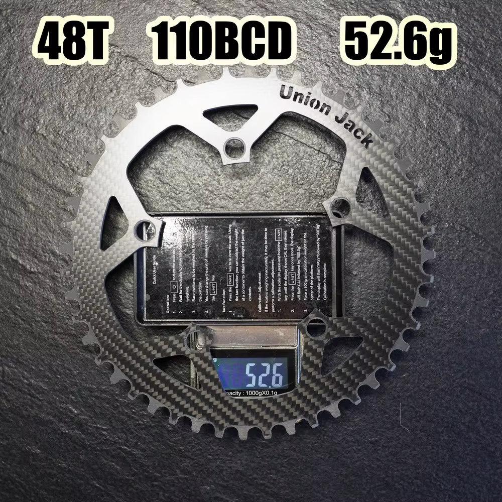 Vélo pliant caron plateau vélo de route BCD110 roue à chaîne ultra-légère pour brompton A C P Tline 