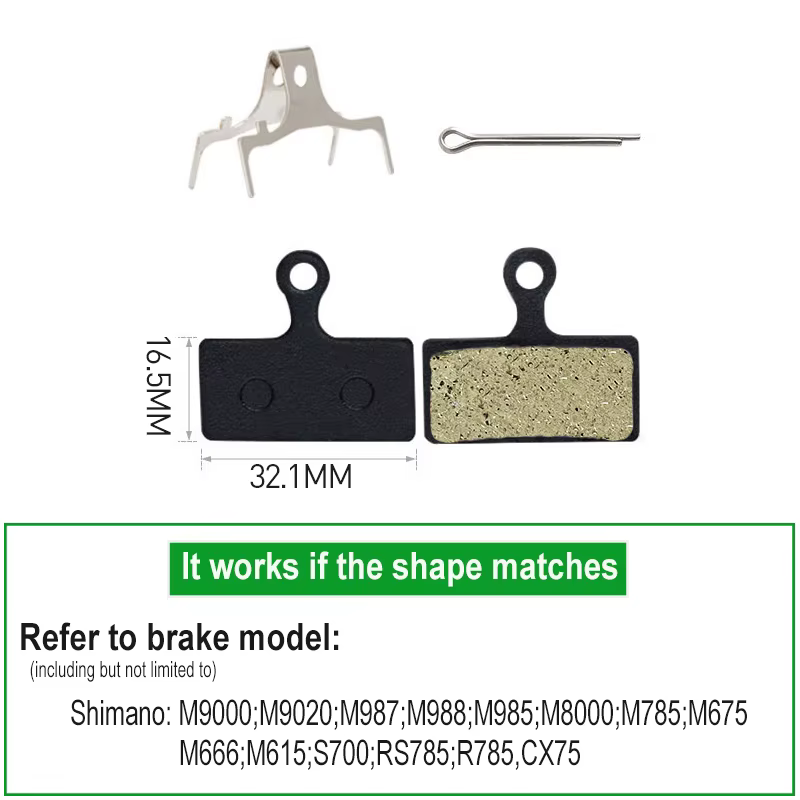 6 paires de plaquettes de frein à disque en résine pour vélo, pour G01S G02S G03S G02A Shimano XT XT