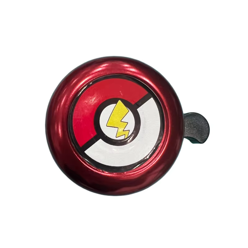 Clochettes de vélo Pokemon dessin animé, clochettes universelles pour vélos de montagne et de route,