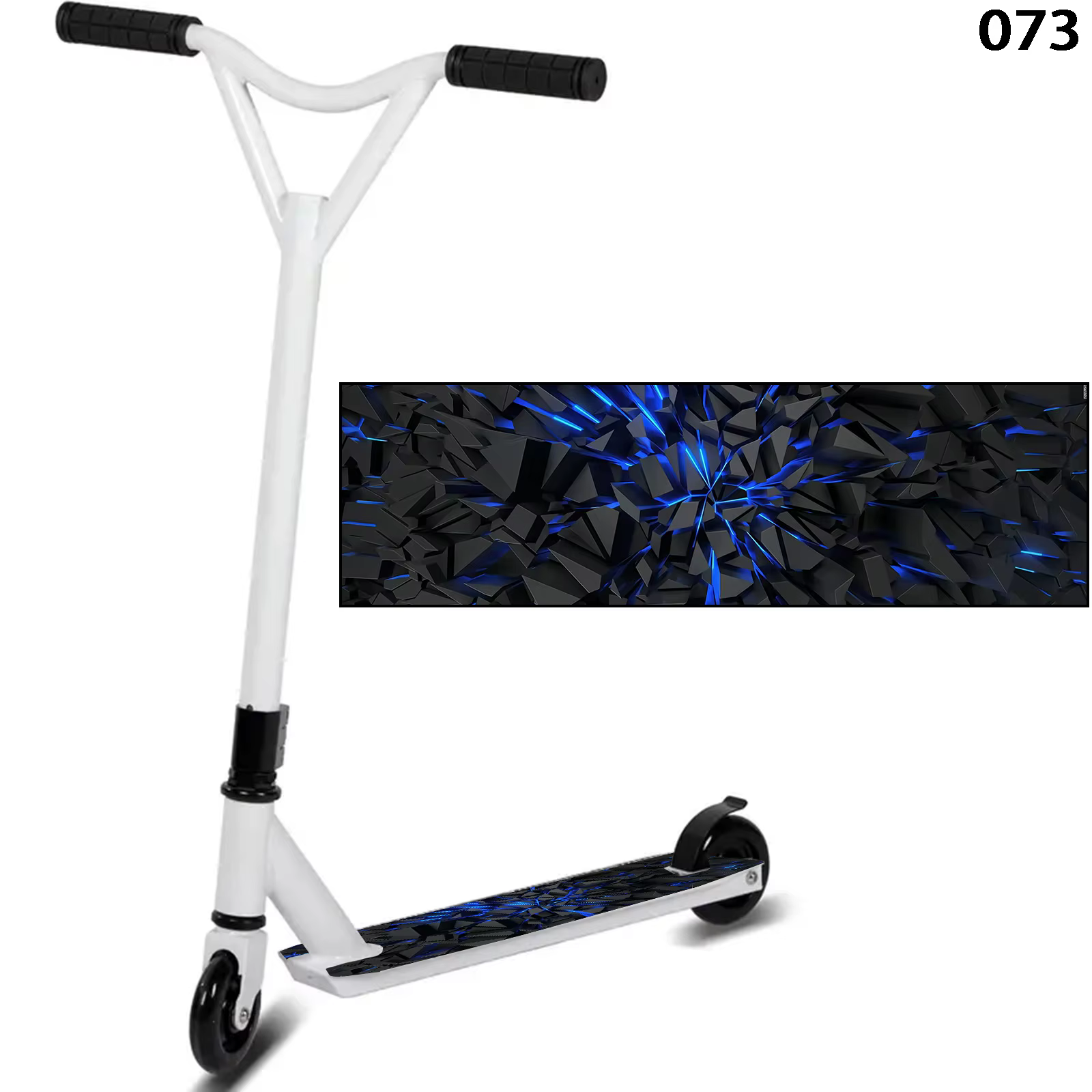 1 autocollant de scooter de ligne simple et désordre, autocollant de skateboard, autocollant de corp