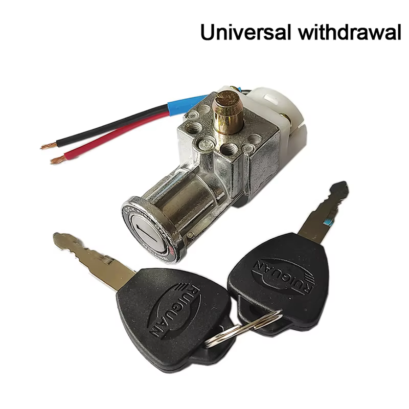 Serrure universelle de boîtier de batterie au lithium pour vélo électrique, grosse tête, véhicule él