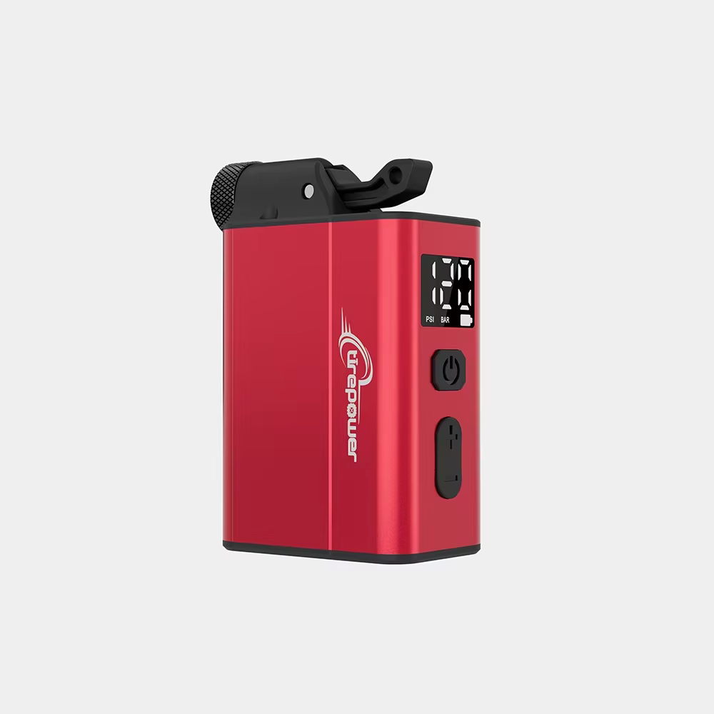 Mini pompe à air pour vélo, gonflage rapide avec jauge en alliage d'aluminium avec couche d'isolatio