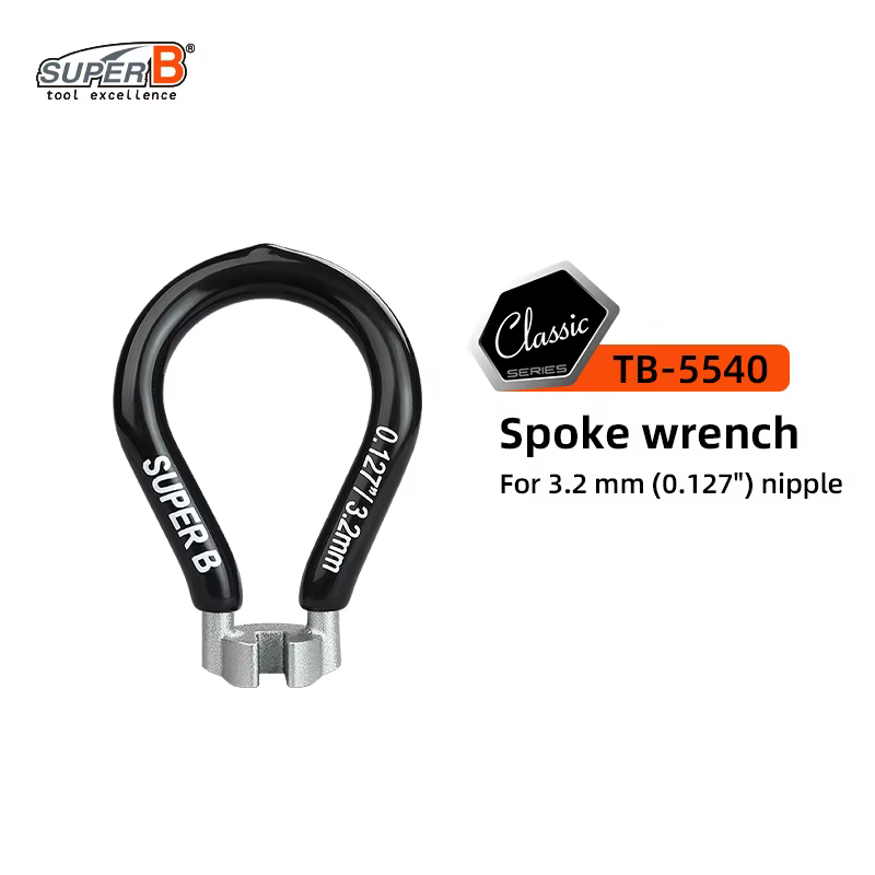 Clé à rayons de vélo SUPER B pour VTT et vélo de route, clé de réglage de jante, outil de réparation