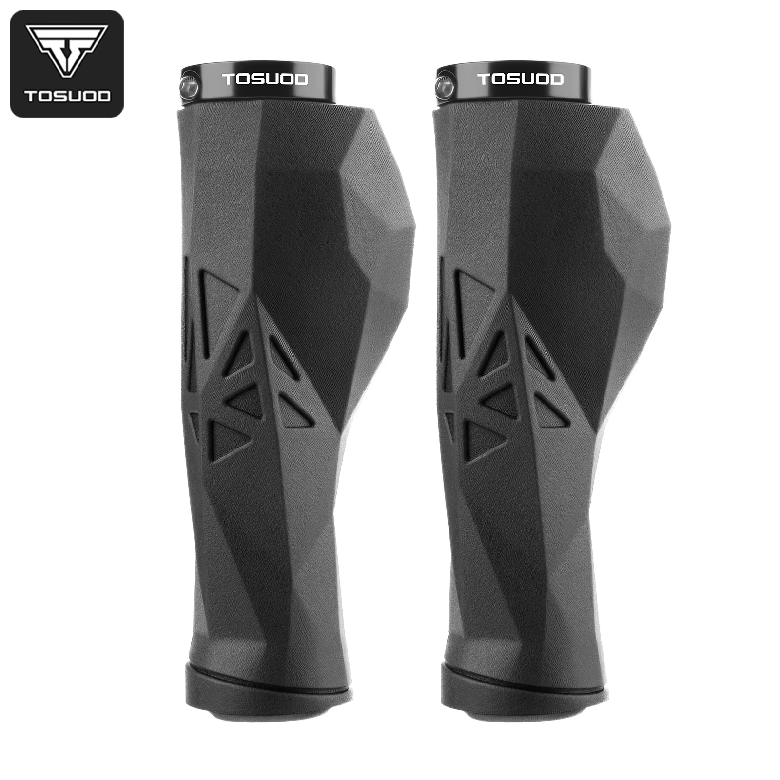 Poignées de guidon de vélo ergonomiques TOSUOD, antidérapantes, absorbant les chocs, en caoutchouc s