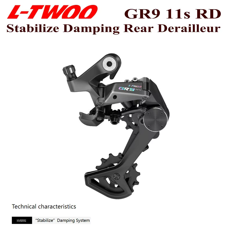 LTWOO hydraulique 11s GR9 1X11 vitesse gravier vélo GR9 dérailleur arrière GR9 1x11S, GR9 11S dérail