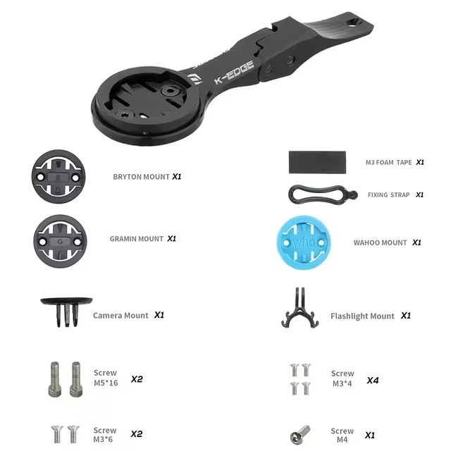 Aluminum Alloy Bike Computer Mount for Syncros Fraser Creston iC Cockpits Compatible with GoPro, Gar