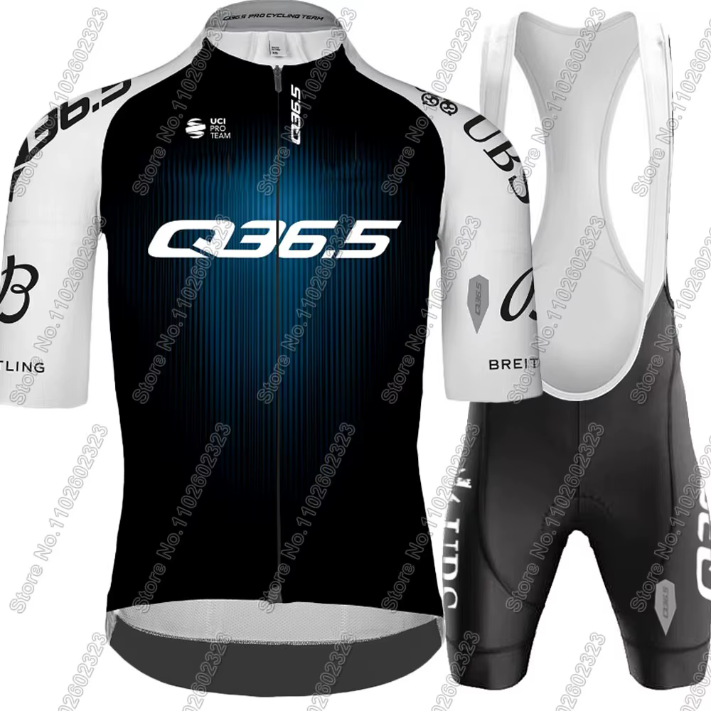 Ensemble de maillot de cyclisme Pro Team Q36.5 2026, manches courtes, vêtements de Suisse, chemises