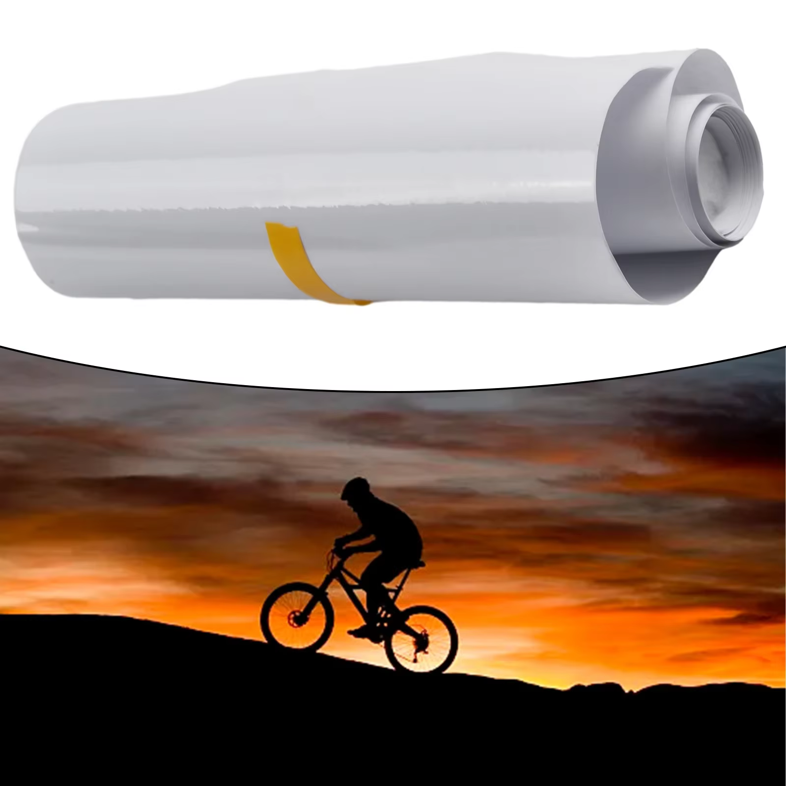Film de protection transparent pour cadre de vélo, empêche les rayures, les éclats de pierre, le gra