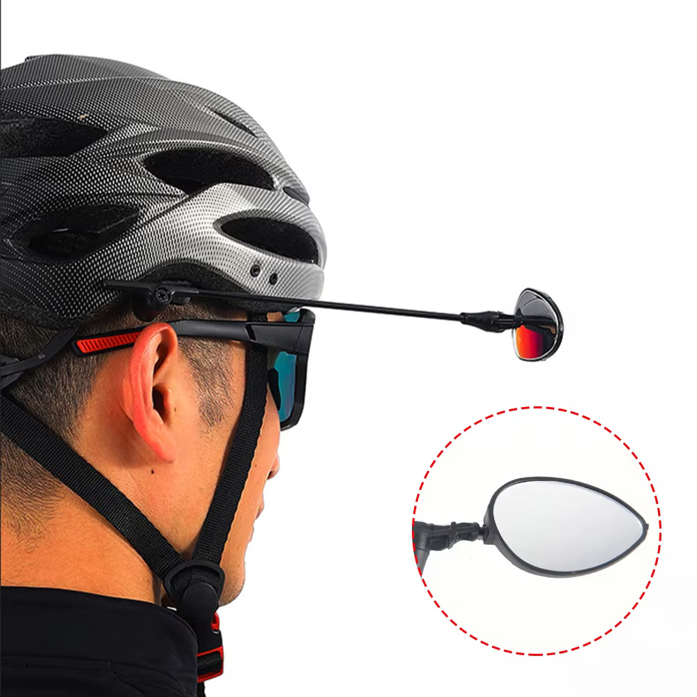 Rétroviseur pour casque de vélo, résistant à 360, réglable, grand angle, léger, accessoires d'équita
