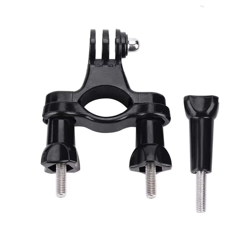 Support de guidon de vélo pour GoPro, pince de tige de selle pour vélos, vis métalliques, bras pivot