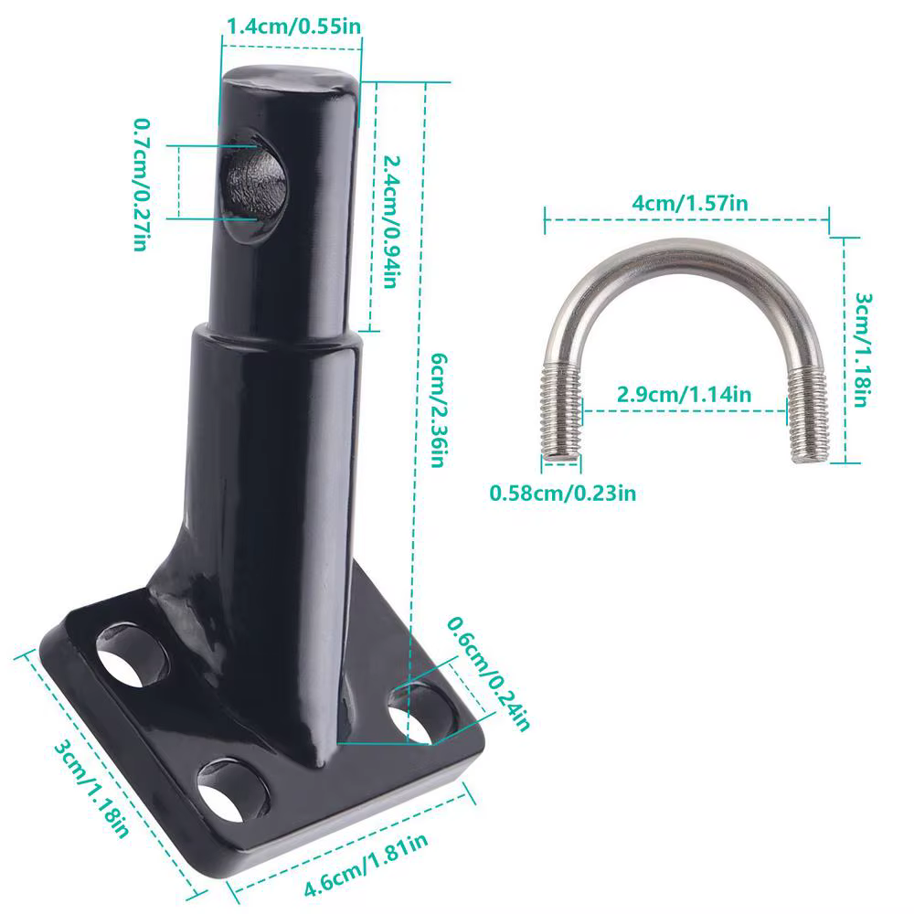 Connecteur de coupleur d'attelage de remorque de vélo pour adaptateur de remorques de vélo de fret/a