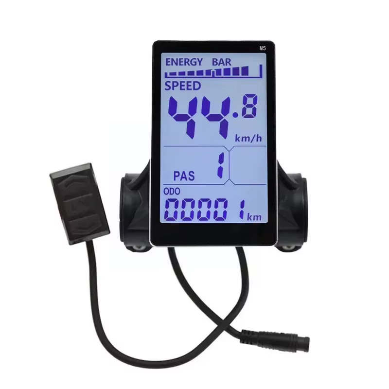 Écran LCD pour vélo électrique M5, écran de compteur de vitesse pour vélo électrique à 5 broches, pa