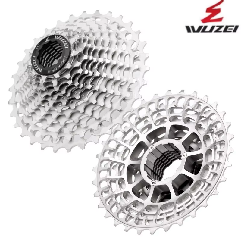 Wuzei Squid – Cassette de vélo de route à 11 vitesses, usinée CNC, ultralégère, conception découpée