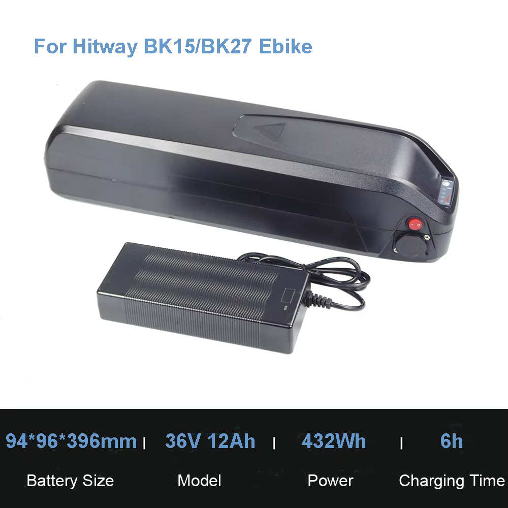 Batteries de vélo électrique 36V 48V 12Ah 15Ah 20Ah batterie Li-ion pour Hitway Colorway BK15 BK27 B