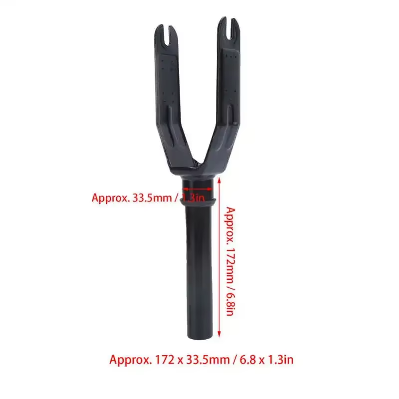 Fourche avant de Scooter électrique, fourche de remplacement en alliage d'aluminium avec couvercle e